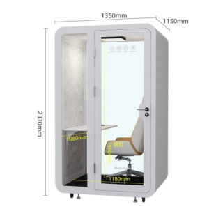 Anpassbare Schallisolierte Büro-Pods Für Umgebungen Mit Hohem Lärmpegel In Belgien Und Portugal