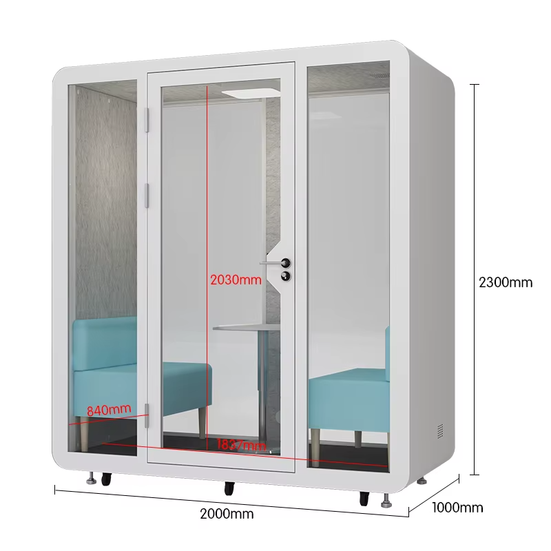 Akustische Meeting-Kabinen Zur Lärmreduzierung In Belebten Großraumbüros In Kroatien Und Slowenien